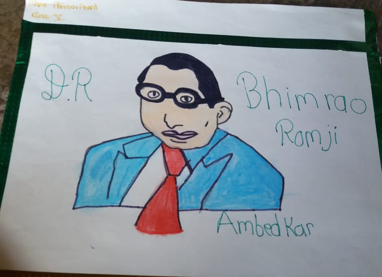 Want a drawing on dr.br ambedkar - Brainly.in